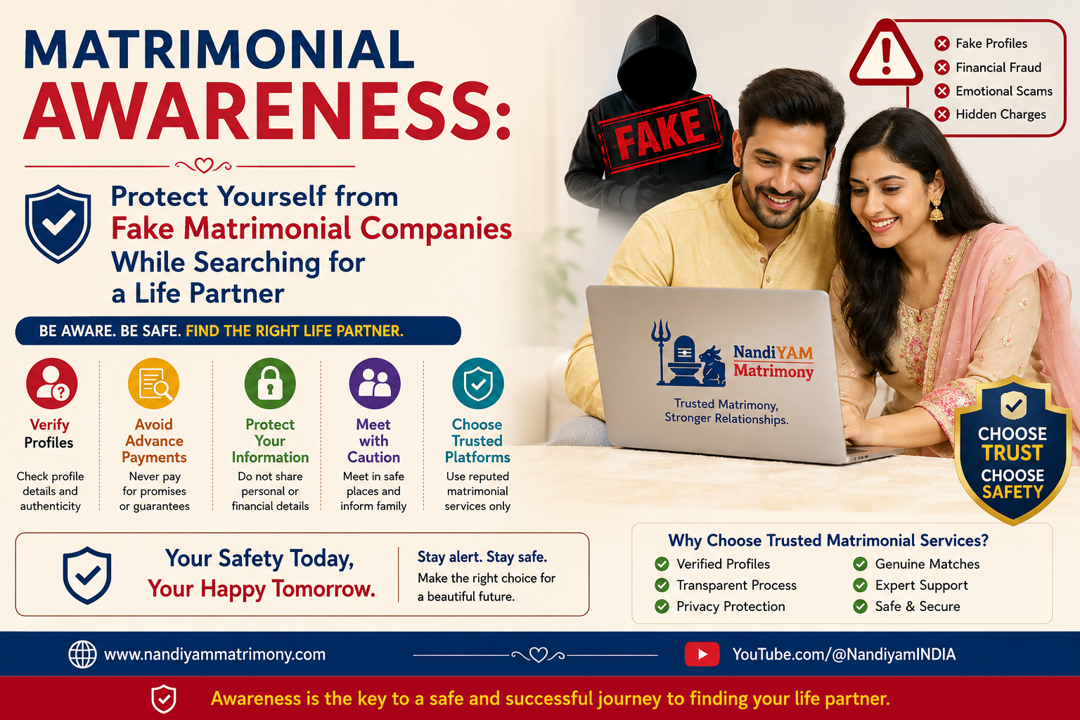 ⚠ MATRIMONIAL FRAUD AWARENESS ⚠